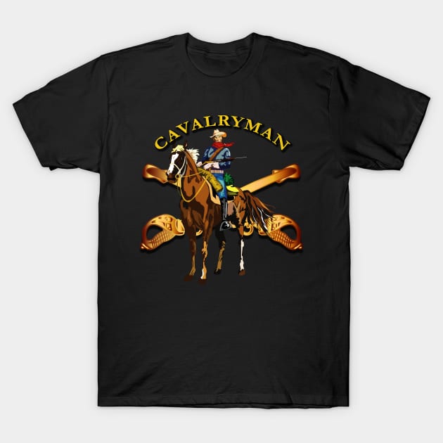 Cavalryman T-Shirt by twix123844